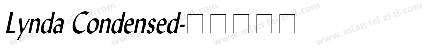 Lynda Condensed字体转换